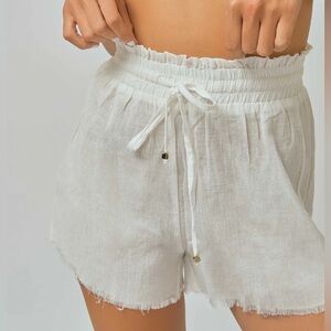 Blackbough linen beach shorts